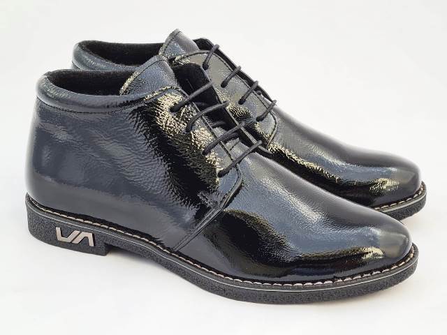 Pantofi dama piele negri lac Dana2 biashoes.ro imagine reduceri